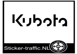 Kubota sticker