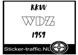 RKW WDZ 1959 Sticker