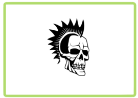 Skull sticker design 11