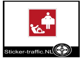 Blusdeken sticker