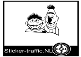 Ernie & Bert sticker