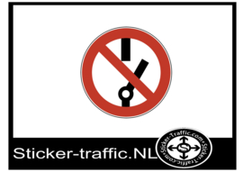 Contact verbreken sticker