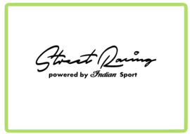 Indian street racing sticker