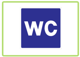 Wc sticker