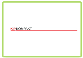 Kip Kompakt caravan en camper sticker