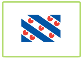 Friesland vlag sticker