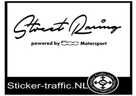 FIAT 500 Street Racing Sticker