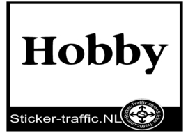 Hobby caravan sticker