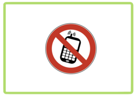 Gsm verboden sticker