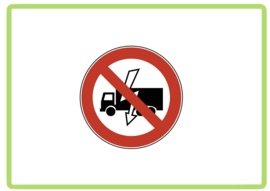 Niet wegrijden bij incident sticker