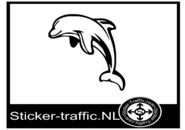 Dolfijn design 1 sticker