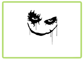 Joker sticker design 1