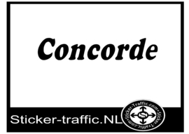 Concorde Caravan sticker 72 cm x 11 cm