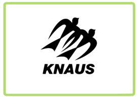 Knaus zwaluw caravan en camper sticker