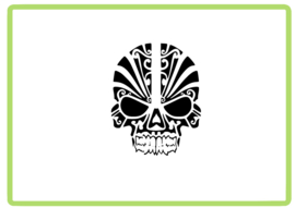 Skull sticker design 14