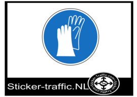 Handschoenen sticker