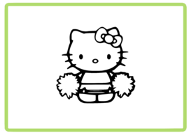 Hello Kitty sticker design 12