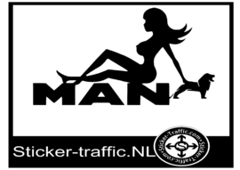 Man design 6 sticker