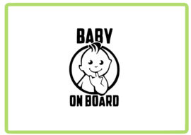 Baby on board sticker design 3