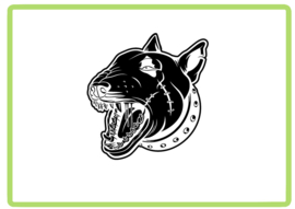Bull terrier sticker
