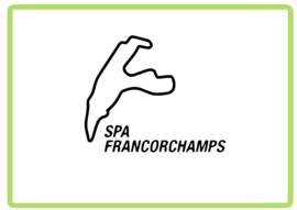 Spa Francorchamps Belgie circuit sticker