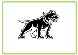 Pitbull sticker design 4
