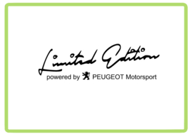 Peugeot limited edition sticker