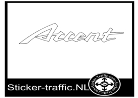 Hyundai Accent sticker