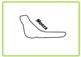 Monza circuit sticker