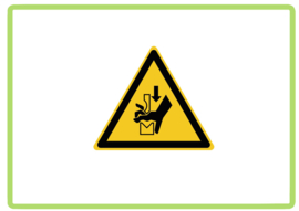 Pletgevaar sticker
