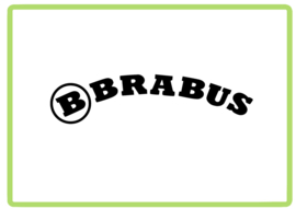 Brabus rond sticker