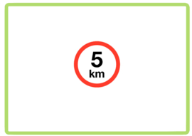 Max 5 KM sticker