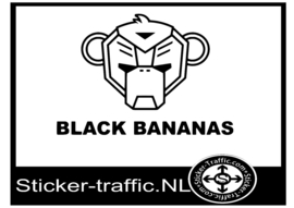 Black Bananas sticker