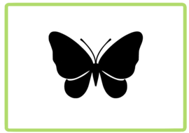 Vlinder sticker design 13