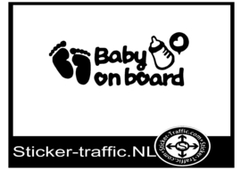 Baby on board design 9 sticker