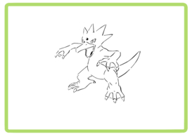 Golduck sticker
