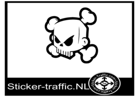 Skull design 7 sticker