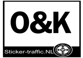 O&K sticker