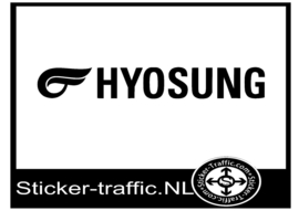 Hyosung met logo sticker