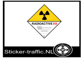 Radioactive categorie 3 sticker