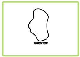 Thruxton circuit sticker