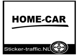 Home-car caravan sticker