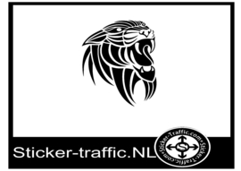 Tijger design 1 sticker