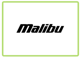 Malibu design 1 sticker