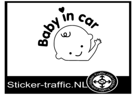 Baby on board design 4 sticker