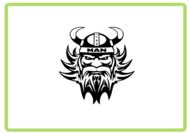 MAN viking sticker