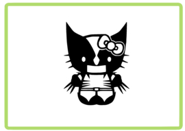 Hello Kitty sticker design 9