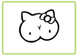 Hello Titty sticker design 2