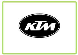 KTM ovale logo sticker