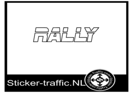 Rally design 1 sticker